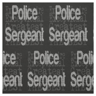 Tecido Sargento da Polícia Extraordinário