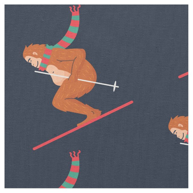 Tecido sasquatch bigfoot yeti (Detalhe)