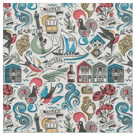 Tecido Saudade // motivos populares de Portugal