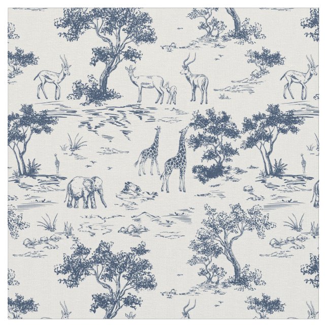 Tecido SAVANNAH toile de jouy  (Detalhe)