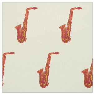 Tecido saxofone