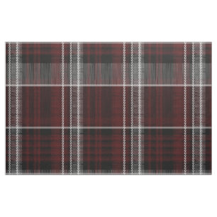 Tecido Scotland Tartan Burgundy Cinza Celular