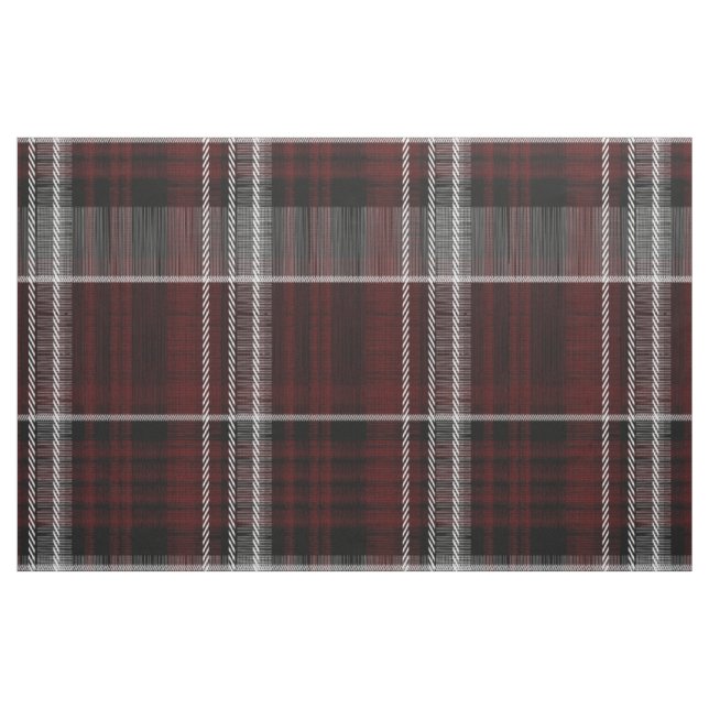 Tecido Scotland Tartan Burgundy Cinza Celular (Jarda)