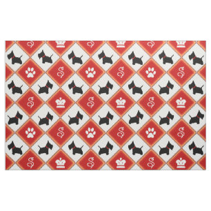 Tecido Scottie nenhuns 8