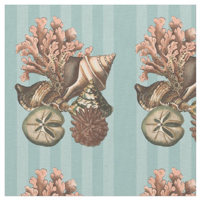 Tecido Sea Life Silhouette (Detalhe)