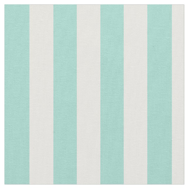 Tecido Seafoam e listras verticais brancas (Detalhe)
