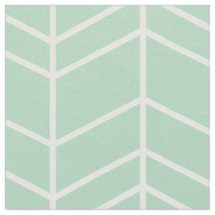 Tecido Seafoam Herringbone Chevron