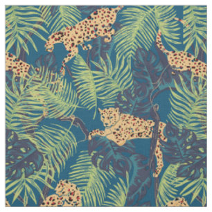 Tecido Selva de Leopardos