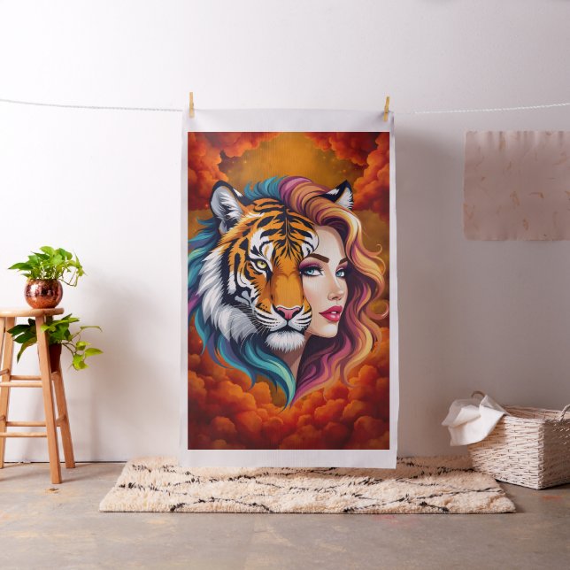 Tecido Selvagem Interior – Deusa do Espírito do Tigre (In Situ)