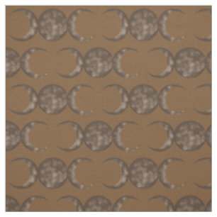 Tecido Sepia Triple Moon Escolha Sua Própria Cor De Fundo
