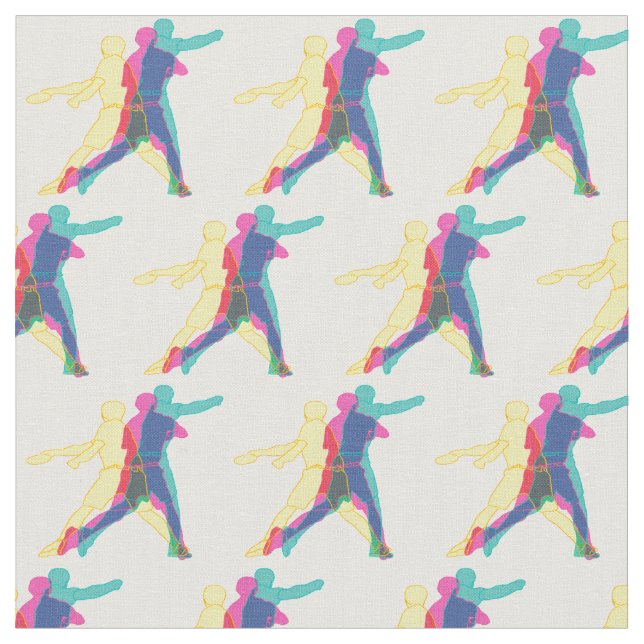 Tecido Sequência Dirigida de Golfe de Disco. (Detalhe)