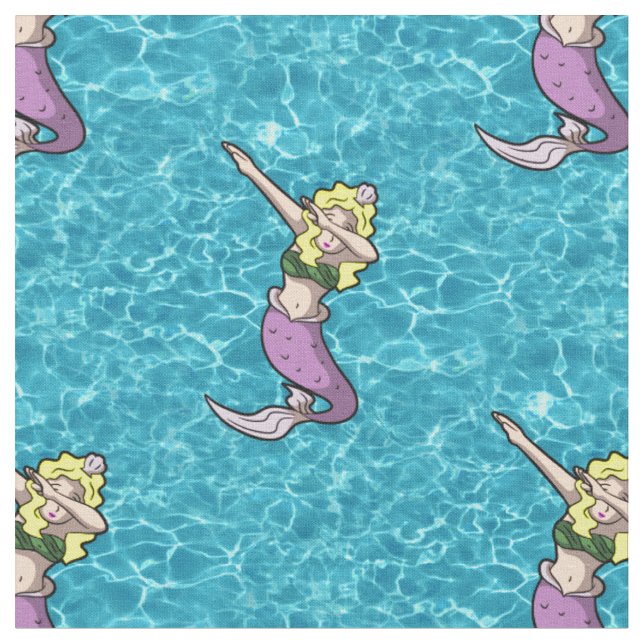 Tecido sereia de dabbing loiro-do-mar (Detalhe)