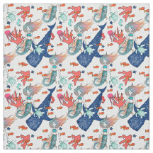 Sereia e Baleia-tubarão