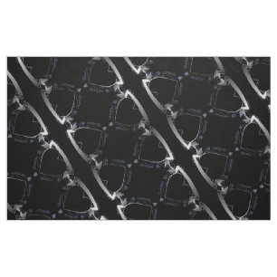 Tecido Série 3D Black Heart Steampunk