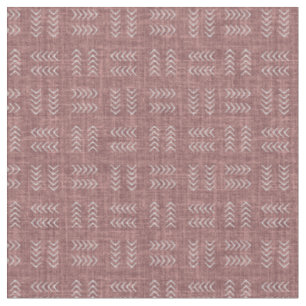 Tecido Setas em Linho Rosa Rosewood
