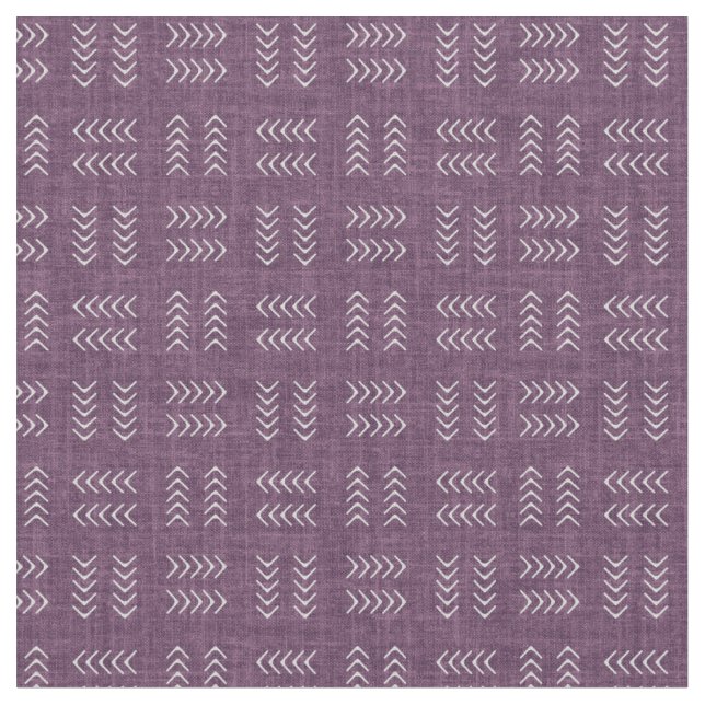 Tecido Setas em Linho Roxo Magenta Escuro (Detalhe)