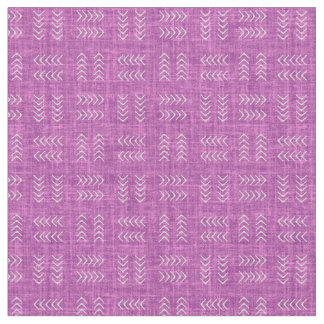 Tecido Setas em Linho Roxo Rosa Claro