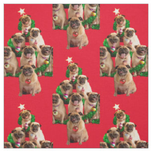 Tecido Sete Pugs-a-Posing