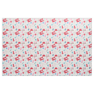 Tecido Sewing & cores temáticos espertos do vintage