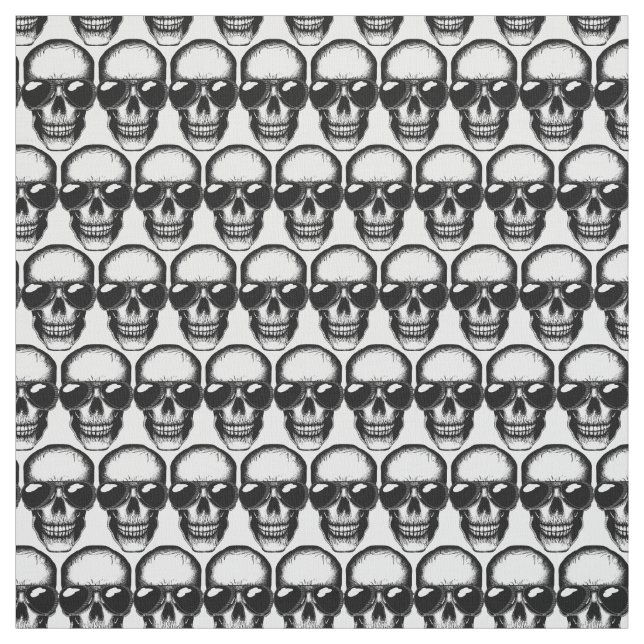 Tecido Shady Skulls (Modelo)
