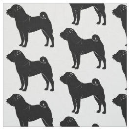 Tecido Shar Pei na silhueta