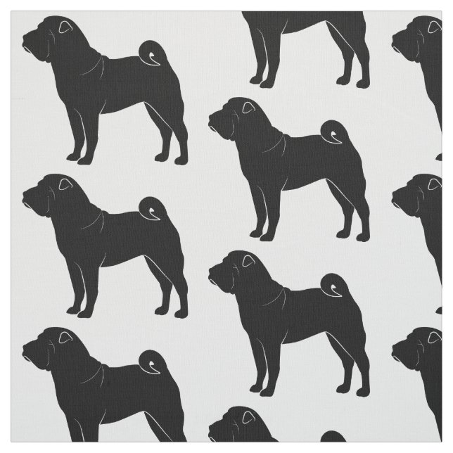 Tecido Shar Pei na silhueta (Modelo)