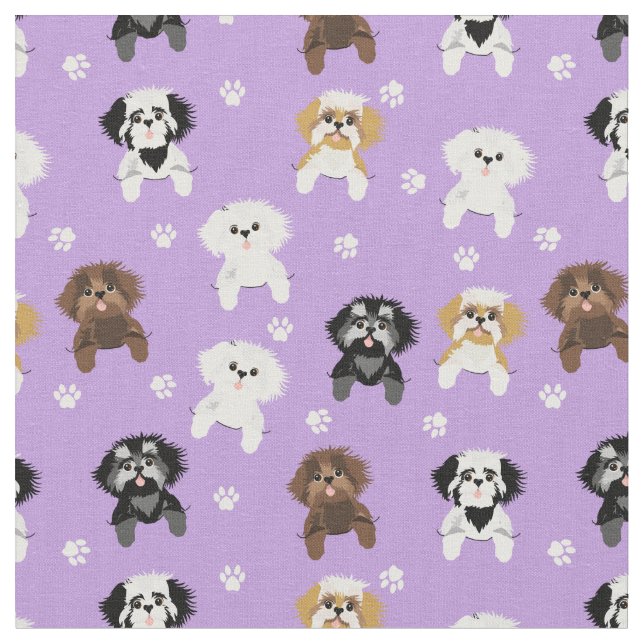Tecido shiyte tzu (Detalhe)