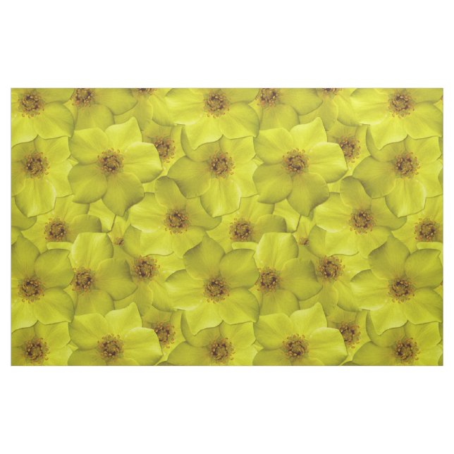 Tecido Shrubby Cinquefoil Padrão Sem Costura (Fat Quarter)