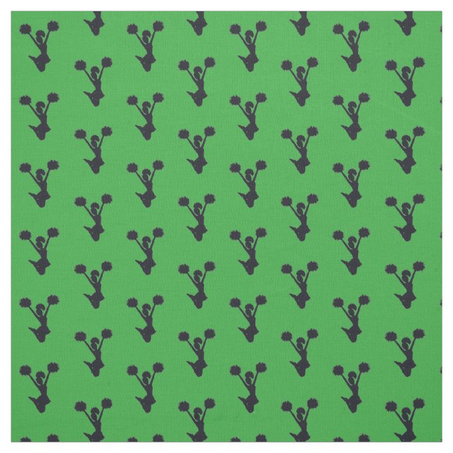 Tecido Silhouette Cheer de Fundo Verde (Modelo)