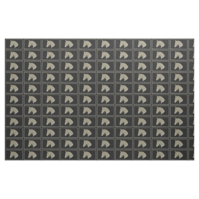 Tecido Silhouette de Cavalo (Fat Quarter)