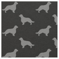 Silhuettes Galês Springer Spaniel com Cauda Longa