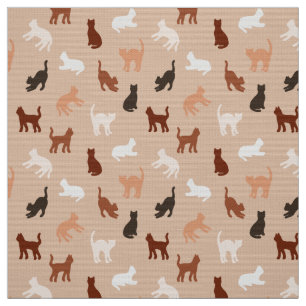 Tecido Silhute de gato