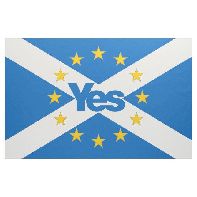 Tecido Sim à bandeira independente de Scotland do europeu (Jarda)