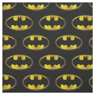 Tecido Símbolo Batman   Logotipo de gradiente oval