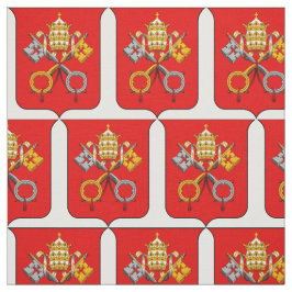 Tecido Símbolo católico do Vaticano emblema dos cristãos