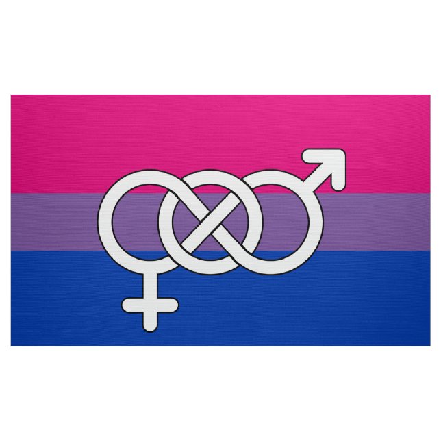 Tecido Símbolo da Bandeira do Orgulho Bissexual (Jarda)