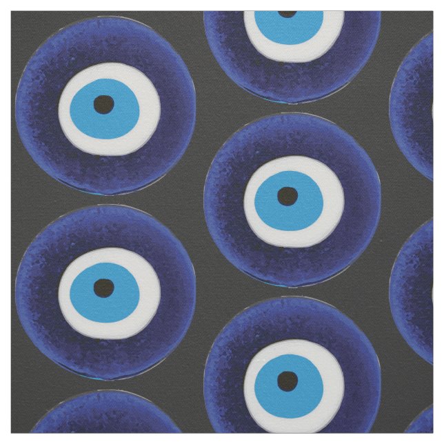 Tecido Símbolo de Mau de proteção ocular muleta azul para (Modelo)