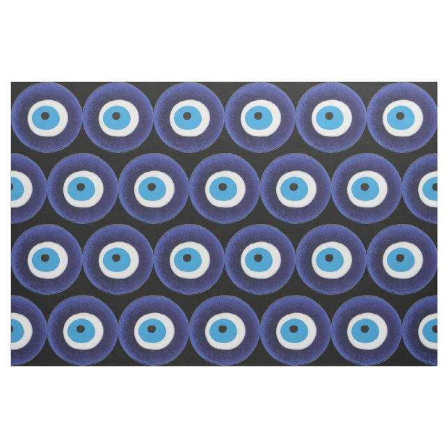 Tecido Símbolo de Mau de proteção ocular muleta azul para (Fat Quarter)