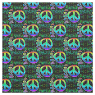 Tecido Símbolo de paz do arco-íris
