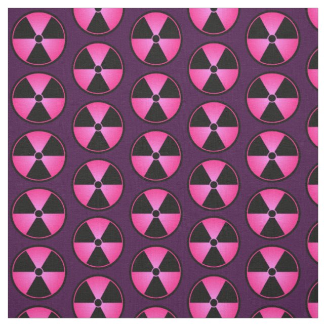 Tecido Símbolo de Radiação Rosa (Modelo)