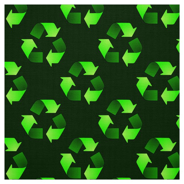 Tecido Símbolo do reciclagem (Modelo)