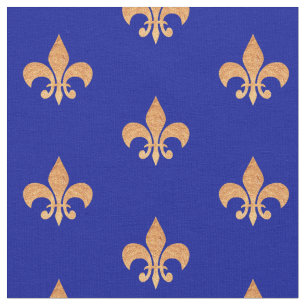 Tecido Símbolo Fleur de lis - lírio real heráldico   A