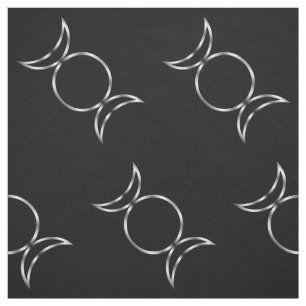 Tecido Símbolo triplo pagão da deusa de Falln