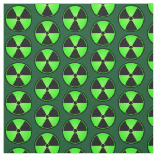 Tecido Símbolo verde da radiação