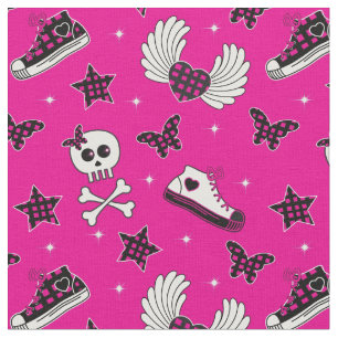 Tecido Símbolos de Emo