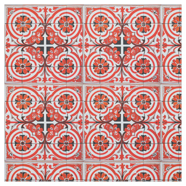 Tecido Simulado Azulejo Mosaico Repetir Fácil Corte e Cor (Modelo)