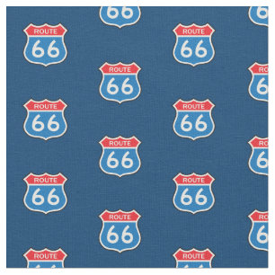 Tecido Sinais da Vintage Route 66 Street