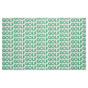 Tecido Sinal de golfe