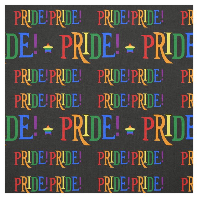 Tecido Sinal de texto do orgulho LGBT (Modelo)