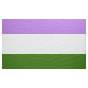 Tecido Sinalizador do Orgulho do Genderqueer